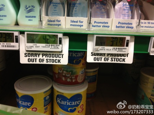 New Zealand Milk Powder Shortage